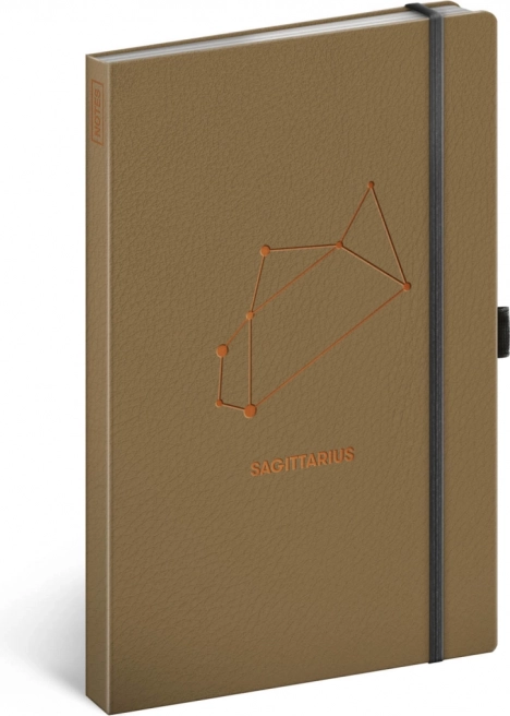 Notique notitieboek Boogschutter, gelinieerd 13 × 21 cm