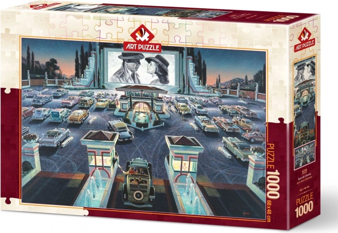ART PUZZLE Puzzel Autokino 1000 stukjes