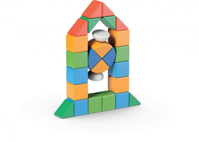 GEOMAG Magnetische Blokken Magicube Shapes - Wereld 32 delen