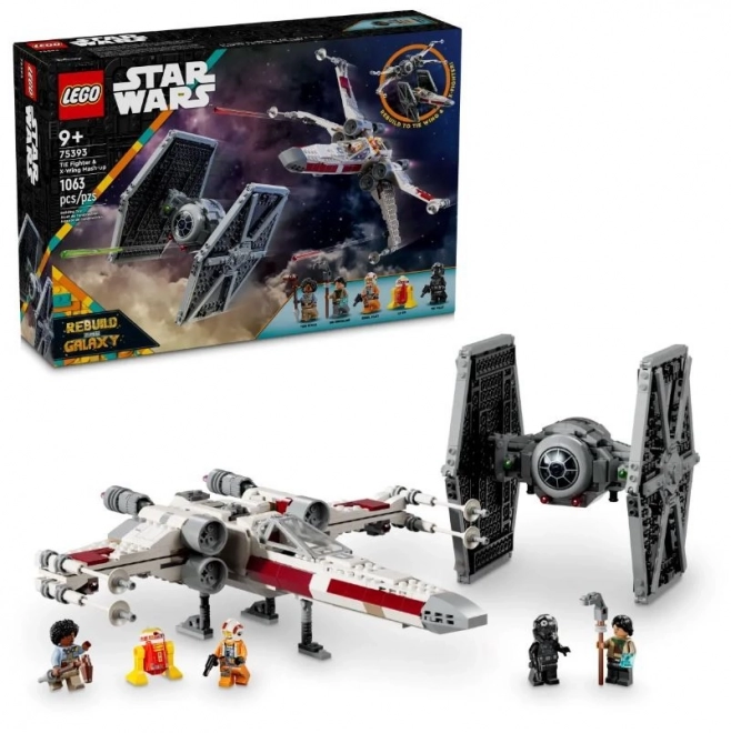 LEGO Star Wars 75393 TIE Fighter en X-Wing - gecombineerde bouwset