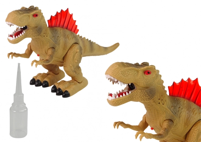 Interactieve dinosaurus met stoom en lichteffecten
