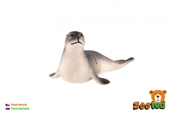 Gewone zeehond zooted plast 12cm in zakje