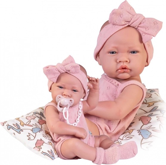 Realistische baby pop met vinyllichaam 42 cm