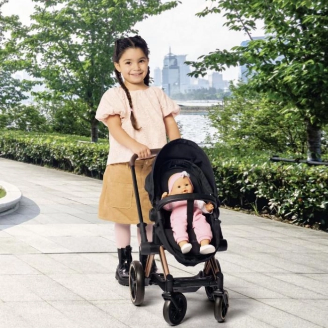 Poppenwagen Cybex 3 in 1 zwart