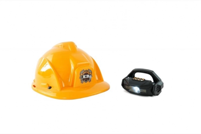 Werkhelm met zaklamp