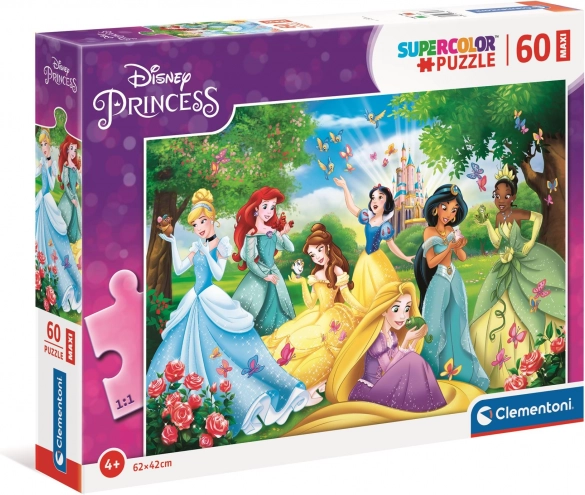 Puzzel 60 Maxi Stukjes - Disney Prinsessen