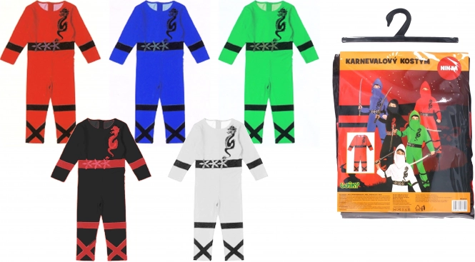Ninja kostuum voor kinderen M (110–120 cm)