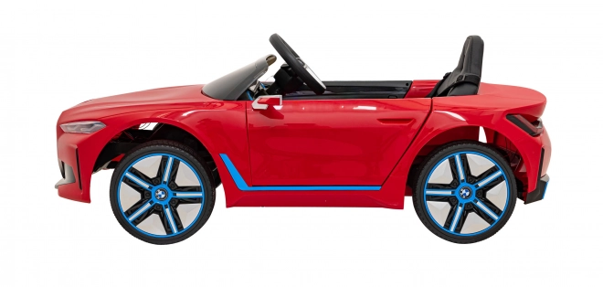 Kinderauto op batterij BMW i4 – Rood