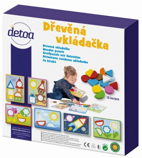 Houten Insteekpuzzel Detoa