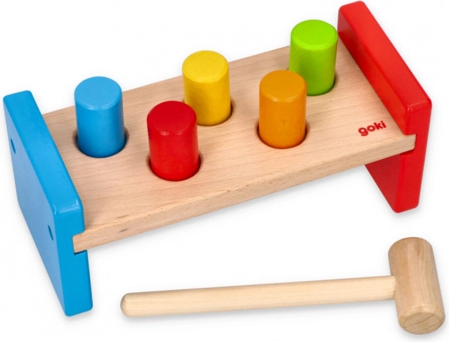 houten hamertafel Goki