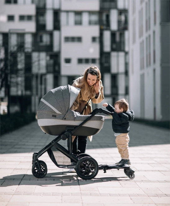 FreeON opstapje met zitje voor kinderwagen