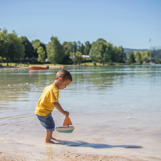 Smoby Little Green Bioplast Zeilboot voor Water