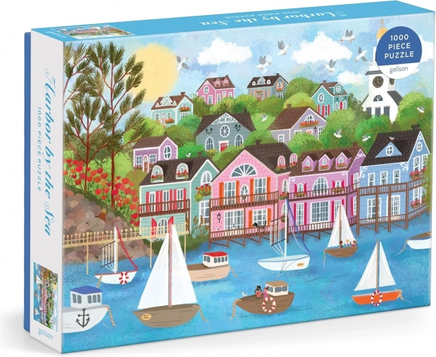 Galison puzzel haven aan zee Joy Laforme 1000 stukjes