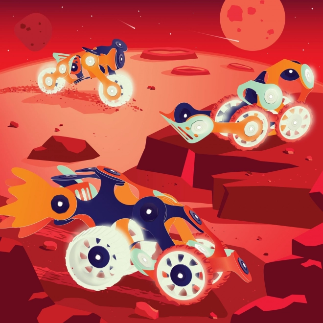 Magnetische blokken Clixo Mars-expeditie, 30 stuks