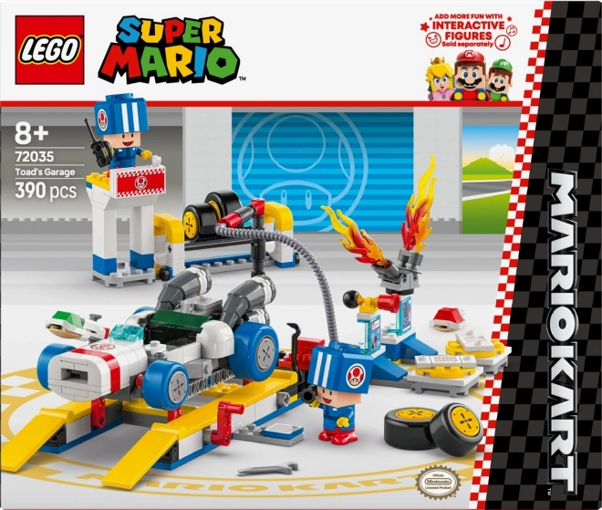 LEGO Super Mario: Mario Kart - Toad en zijn garage