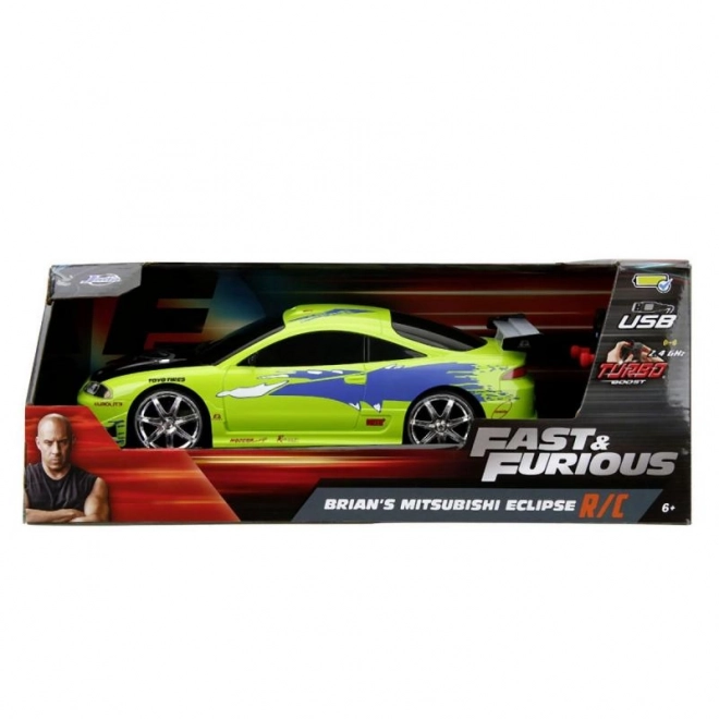 Snel en woedend RC auto Mitsubishi Eclipse 1:16
