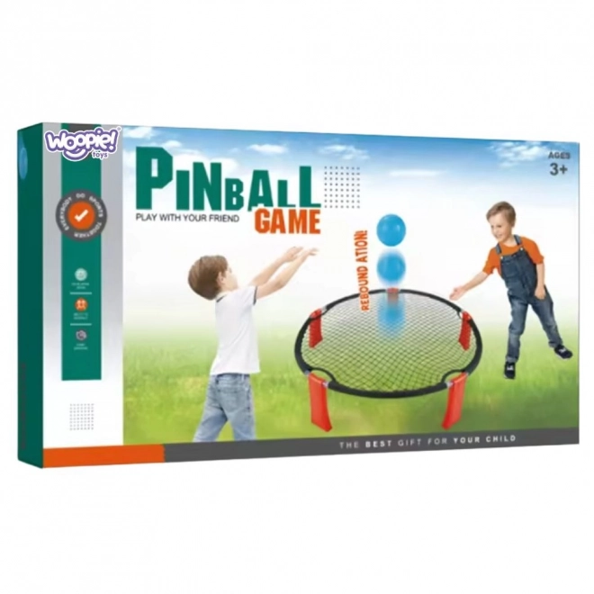 Smash Ball vaardigheidsspel met trampoline