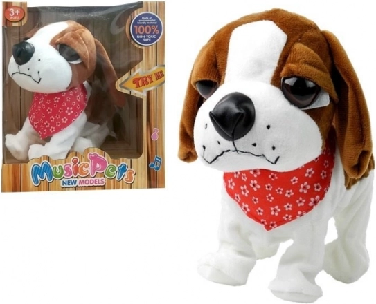 Interactieve pluchen hond met geluiden en beweging
