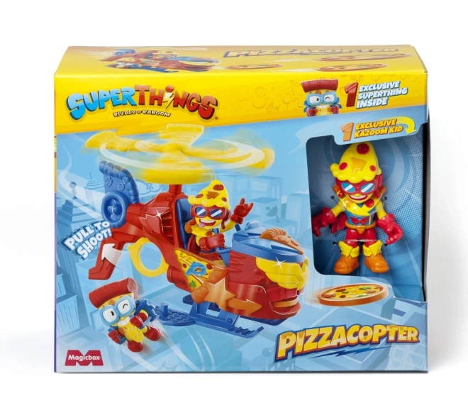 SuperThings Pizzacopter met schijfwerper