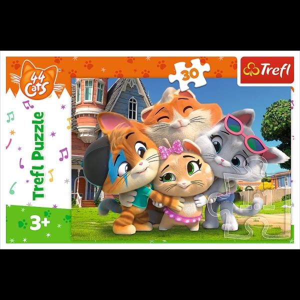 TREFL Puzzel 44 stukjes: Vriendschap 30 stukjes