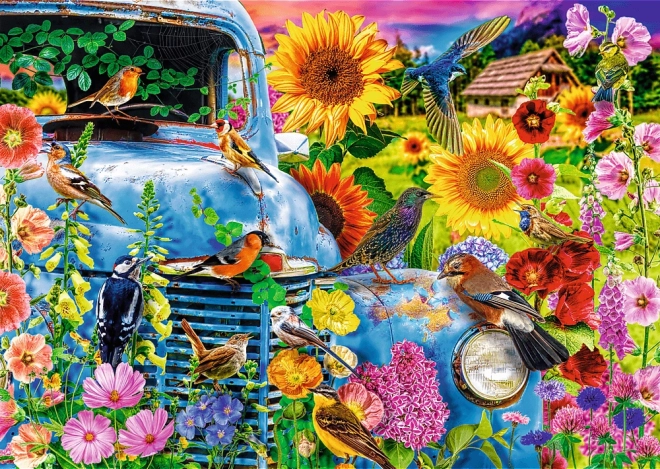Puzzel TREFL Premium Plus Tea Time – Zangvogels 1000 stukjes
