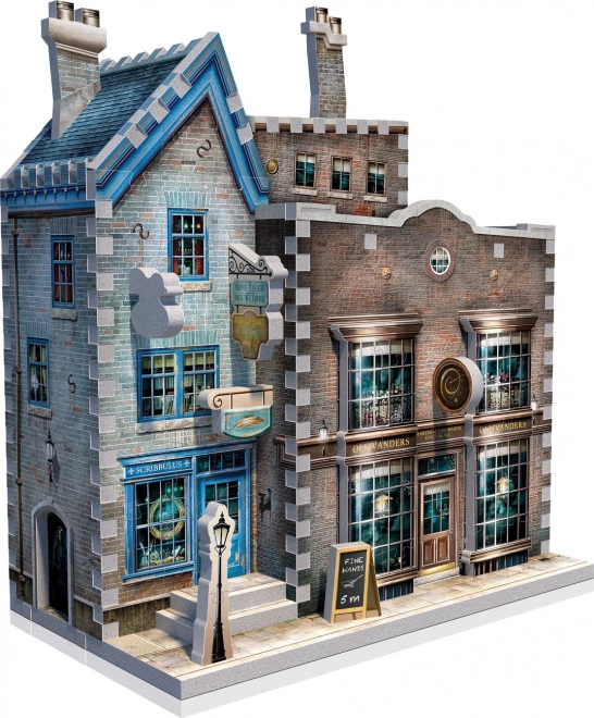 Iconische winkels van de Wegisweg in gedetailleerd 3D