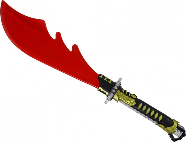 Lichtgevende rode kindermachete op batterijen