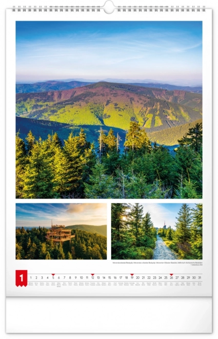 Wandkalender Mijn vaderland 2025, 33 × 46 cm