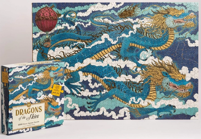 MAGIC CAT Metallische puzzel Hemelse draken 1000 stukjes
