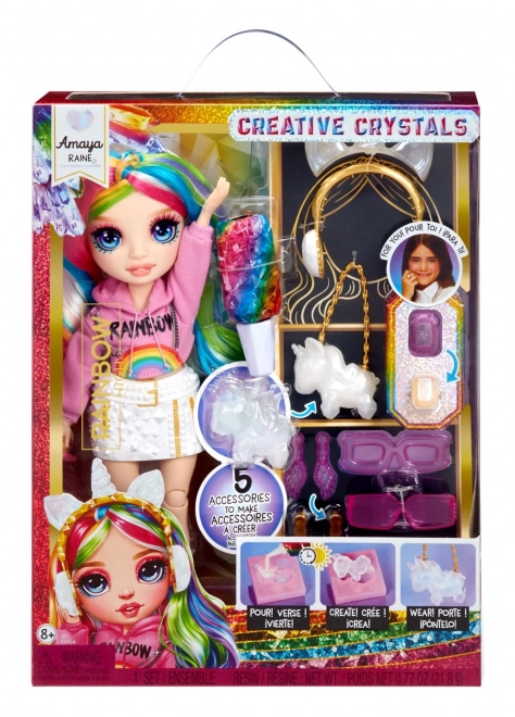 Rainbow High creatieve kristallen pop - Amaya Raine