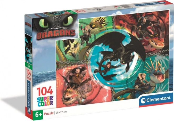Clementoni puzzel 104 stukjes Hoe tem je een draak