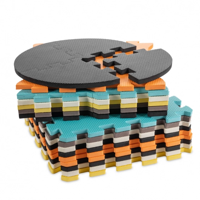 Educatieve schuim puzzelmat dieren 114 x 114 cm 25 stukken