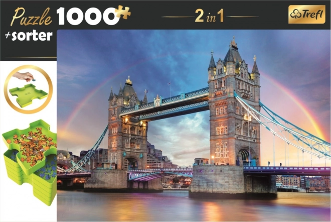 Trefl puzzel Tower Bridge Londen 1000 stukjes met sorteerder