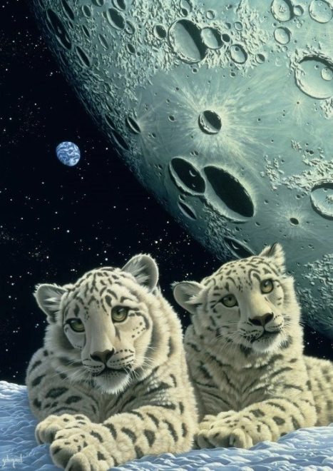 Puzzel hol van sneeuwluipaarden 2000 stukjes GRAFIKA