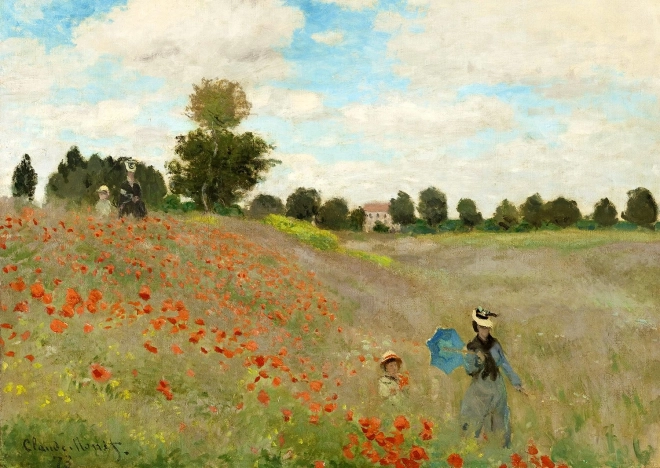 Puzzel Claude Monet: Klapveld 1000 stukjes