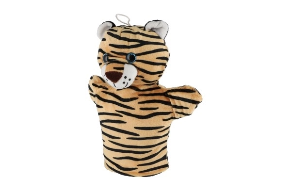Pluchen handpop dier 24 cm