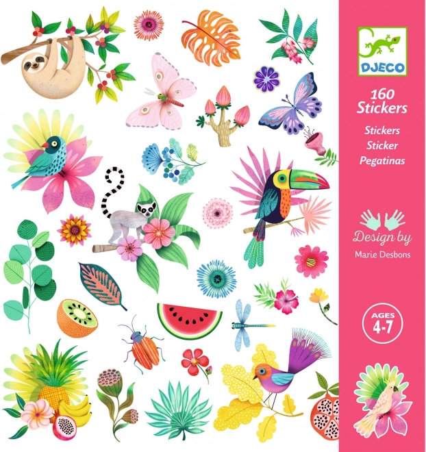 Stickers Exotisch Paradijs van DJECO
