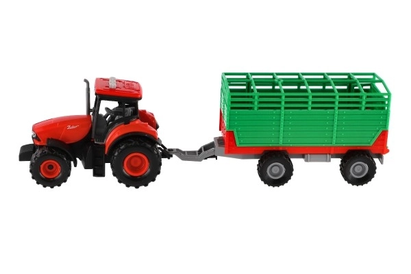 Tractor Zetor met aanhanger met lichteffecten en geluidseffecten - 36 cm