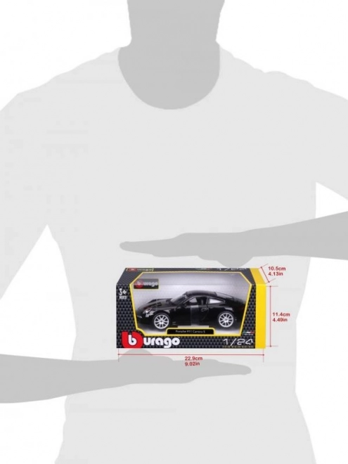 Modelauto Porsche 911 Carrera S zwart