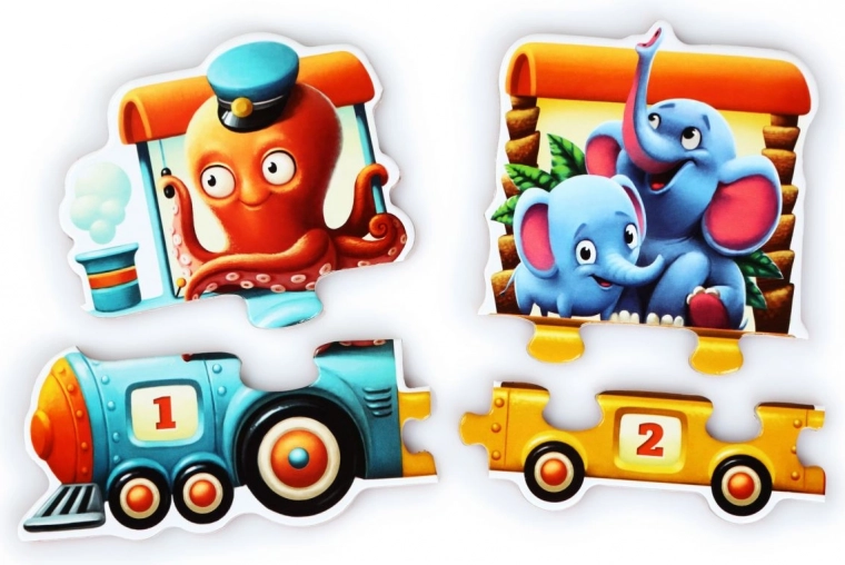 Grote en stevige stukjes voor kleine handjes