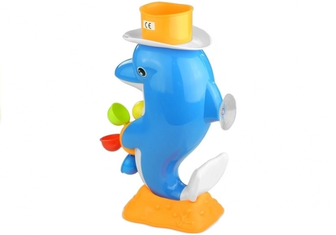 Bad speeltje met fontein Dolphin Rollen