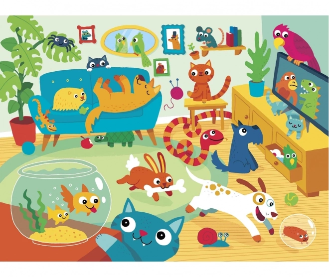 Puzzel Dierenfeest 24 stukjes