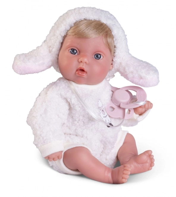 Antonio Juan 85317-2 Picolín schaap - realistische baby pop met volledig vinyl lichaam - 21 cm