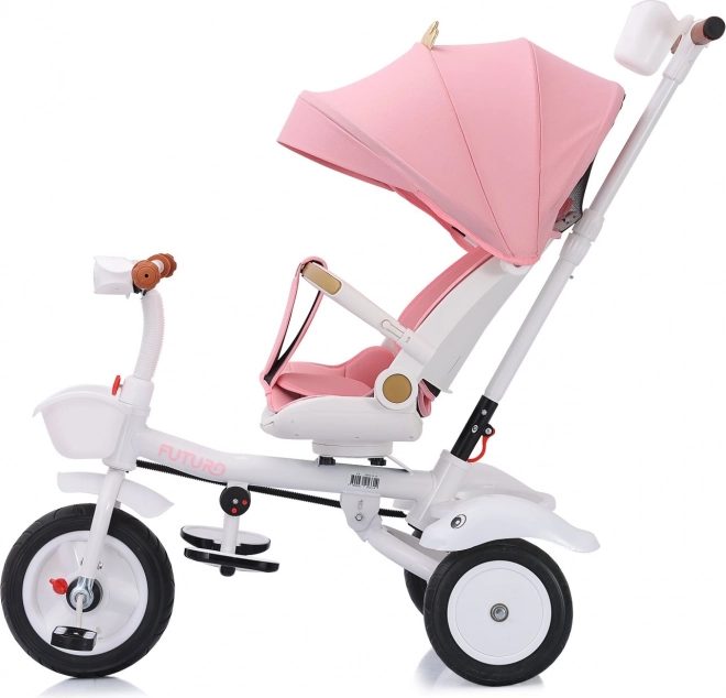 CHIPOLINO Driewieler met zonnescherm Futuro 2-in-1 Prinses