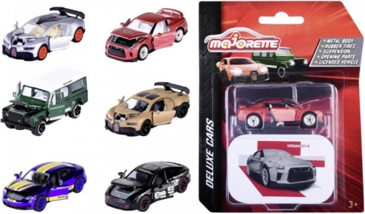 Majorette Deluxe metalen autootje 1:64 – mix van gelicentieerde modellen