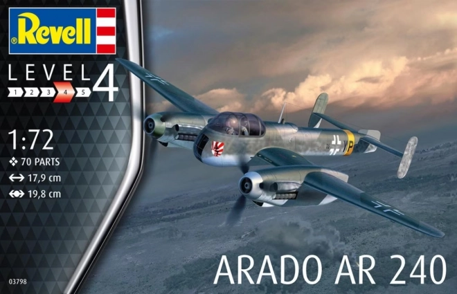 Plastic model Arado AR-240 1/72
