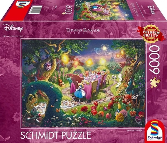 Puzzel Alenka in Wonderland: De Theevisite van de Gekke Hoedenmaker 6000 stukjes