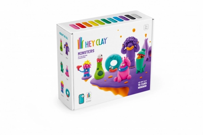 Hej Clay plastic set Monsters
