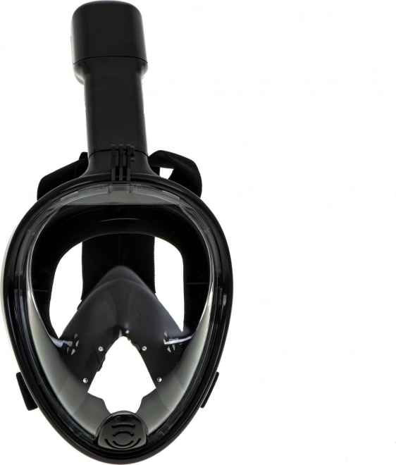 Opvouwbaar gezichtsbedekkend masker met snorkel L/XL zwart