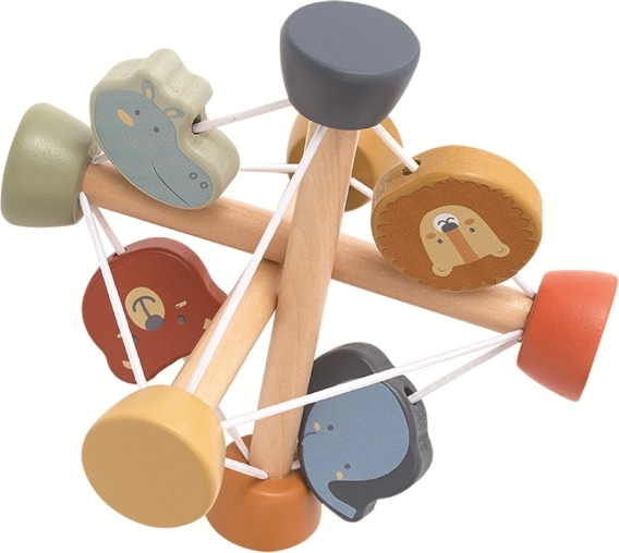Actieve houten bal Safari 2Kids Toys